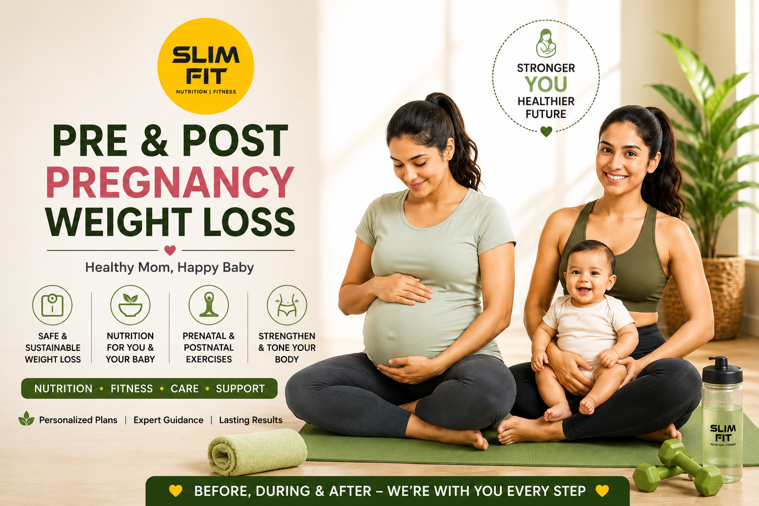 pre- & post-pregnancy weight loss